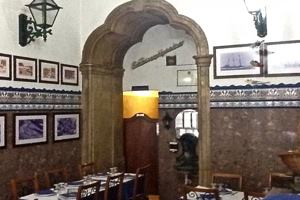 La salle du restaurant A Licorista o Bacalhoeiro à Lisbonne