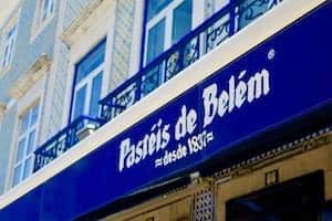 La façade de Pastéis de Belém à Lisbonne